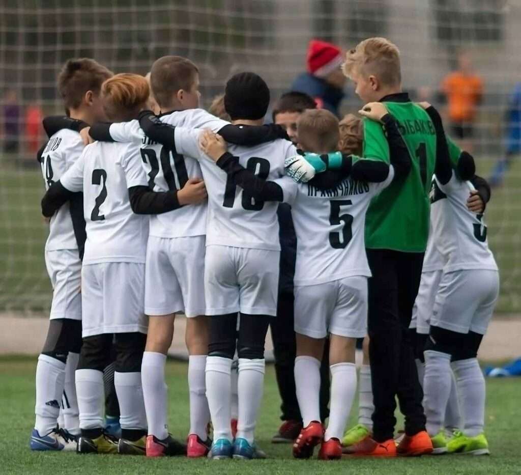 how to Be better at football as a kid "team play and communication"